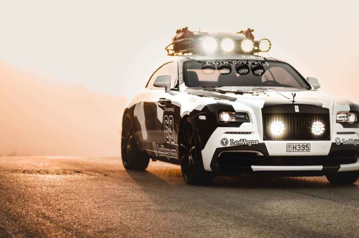 Rolls Royce Wraith avec wrap camo