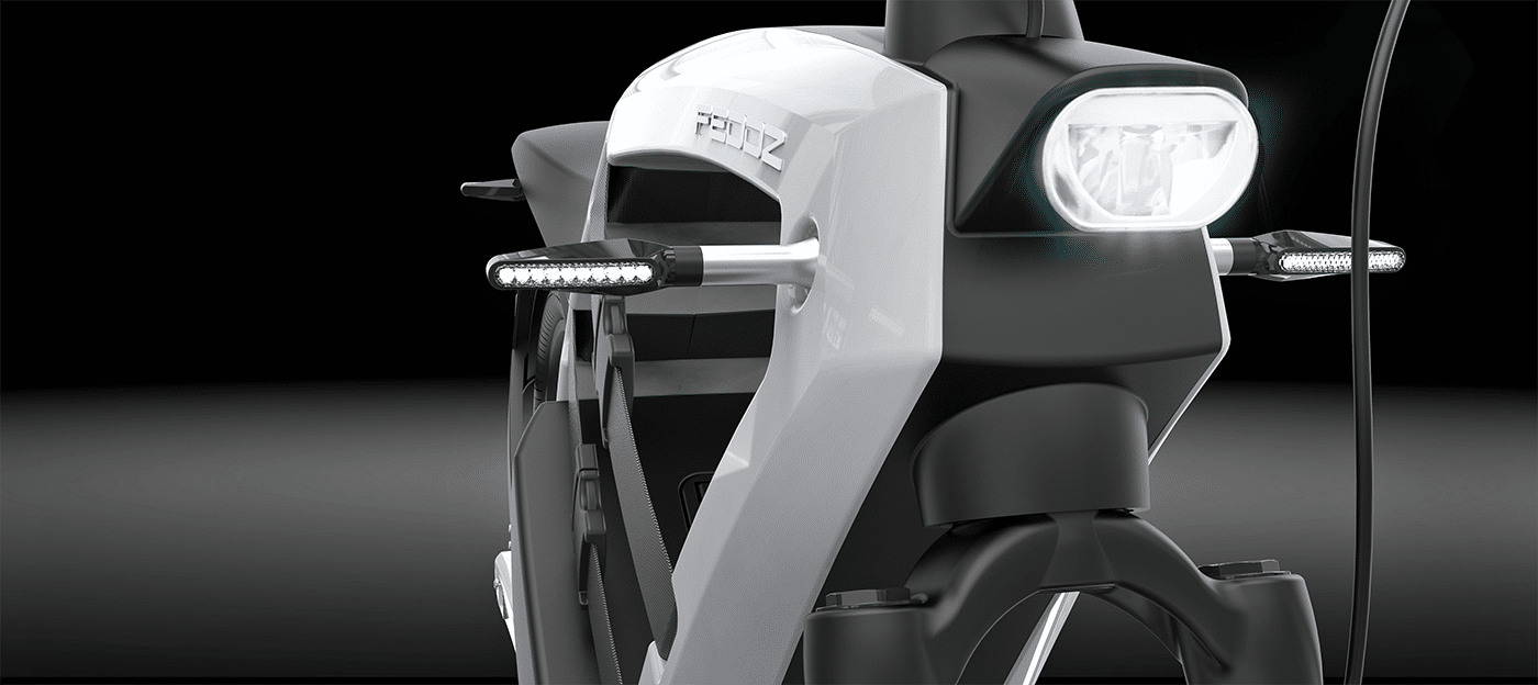 Le FEDDZ est le cyclomoteur du futur, 100% électrique et ultra moderne